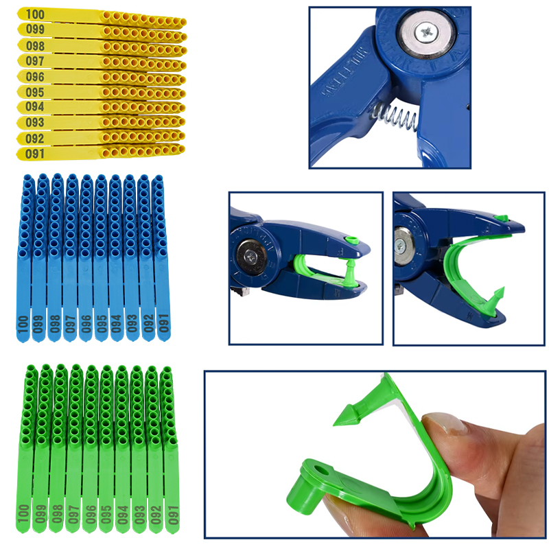 Livestock Ear Tag - 100 Uds. Etiqueta de oreja de