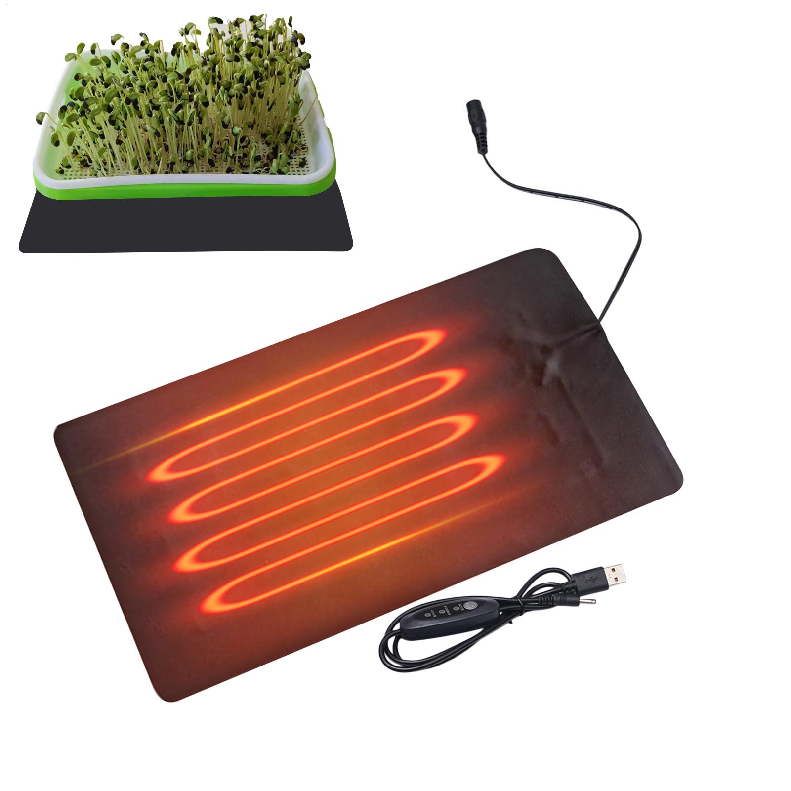 Seedling Heat Mat - Esteras térmicas para plántulas USB de