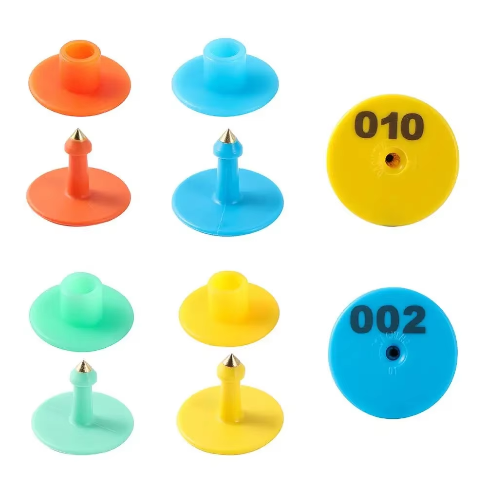 Livestock Ear Tag - 100 Etiquetas de Oreja para Cerdos