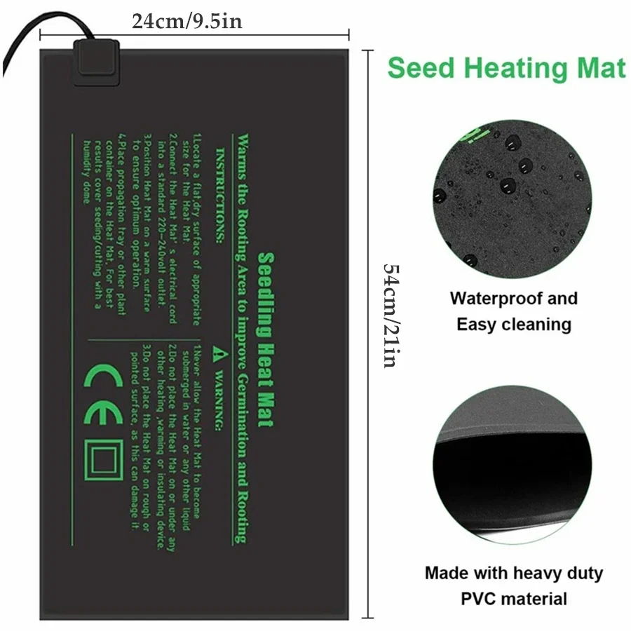 Estera térmica para plántulas, - Seedling Heat Mat reseña y precio