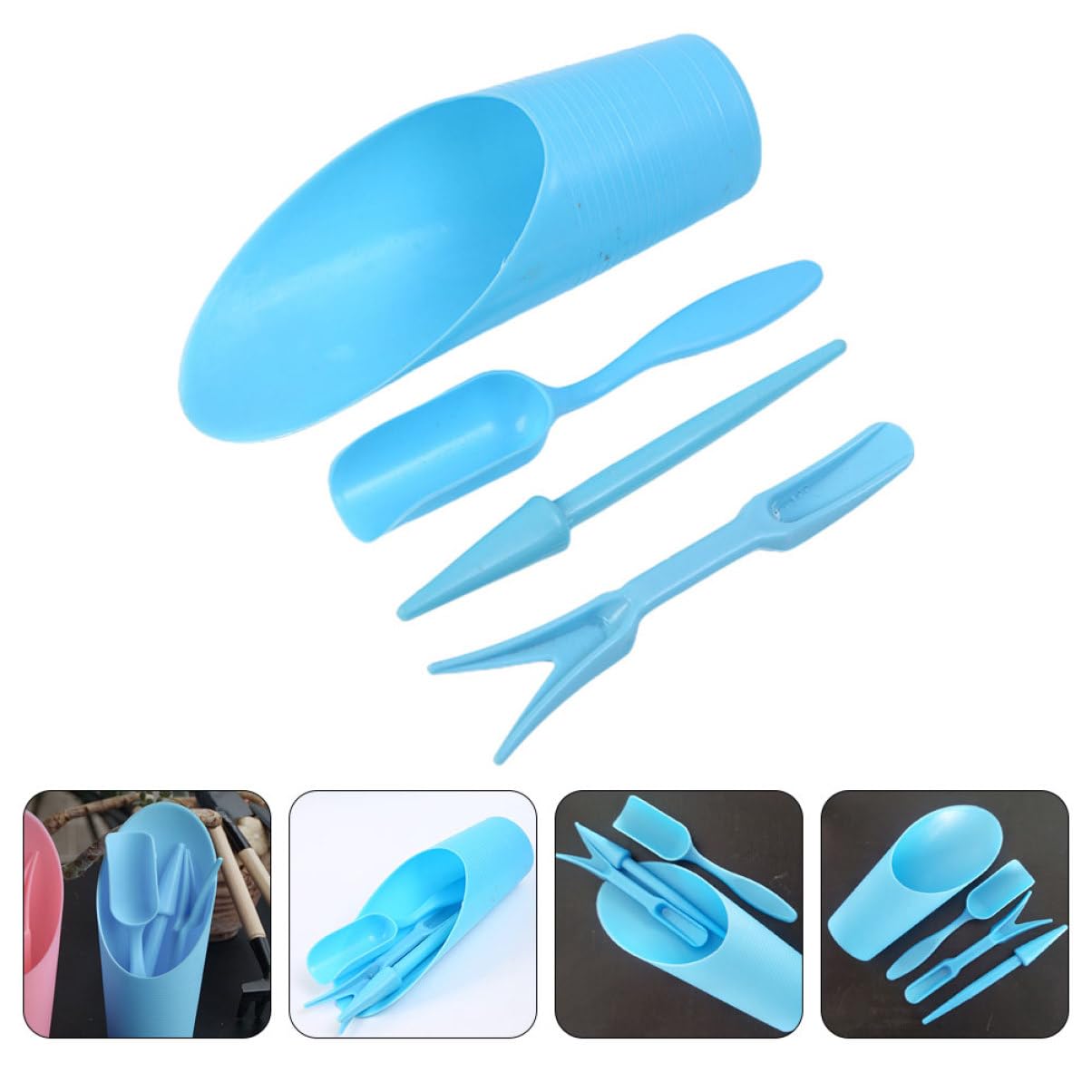 4 unids/set, pala de cubo dura - Farming Tools For Agriculture reseña y precio