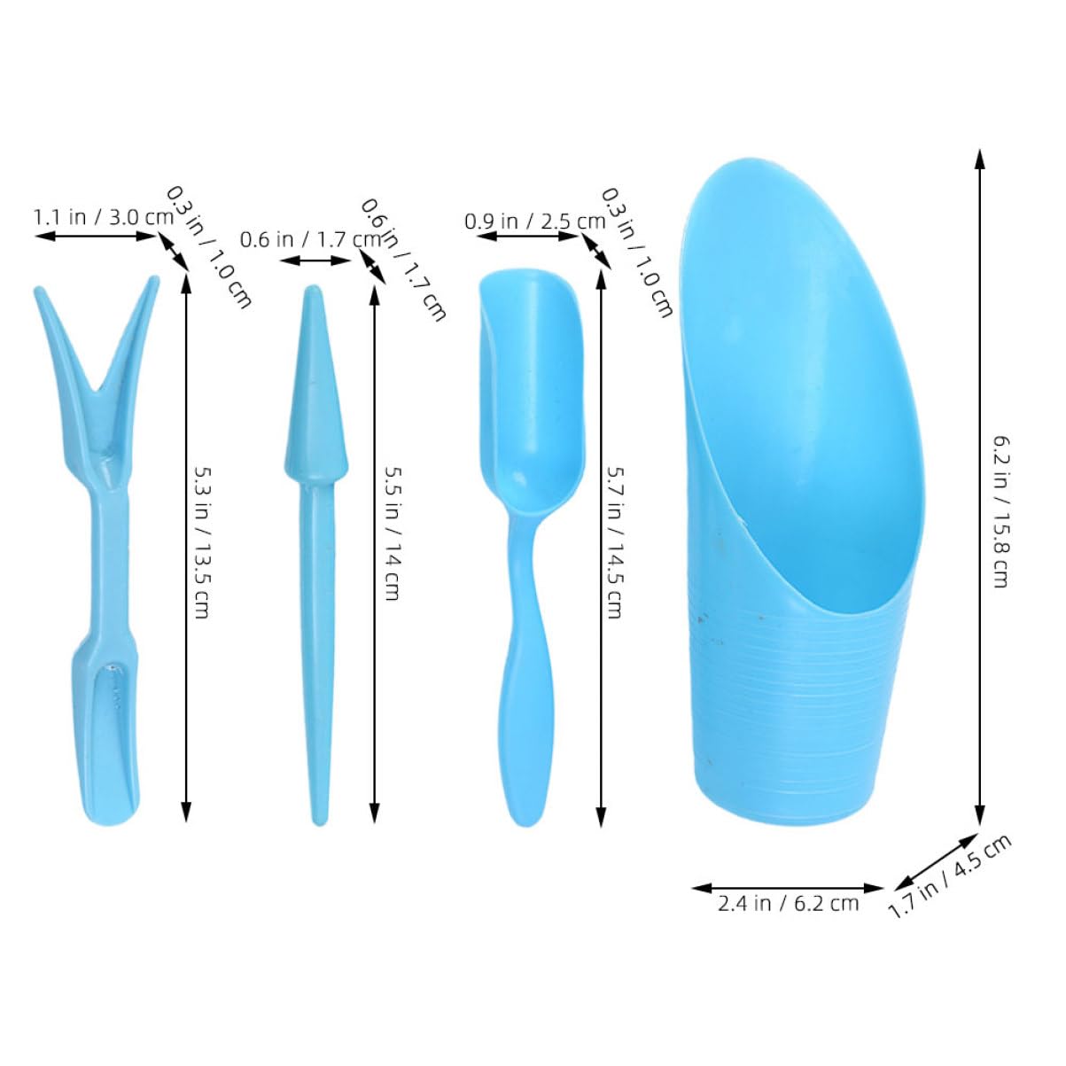 4 unids/set, pala de cubo dura - Farming Tools For Agriculture reseña y precio