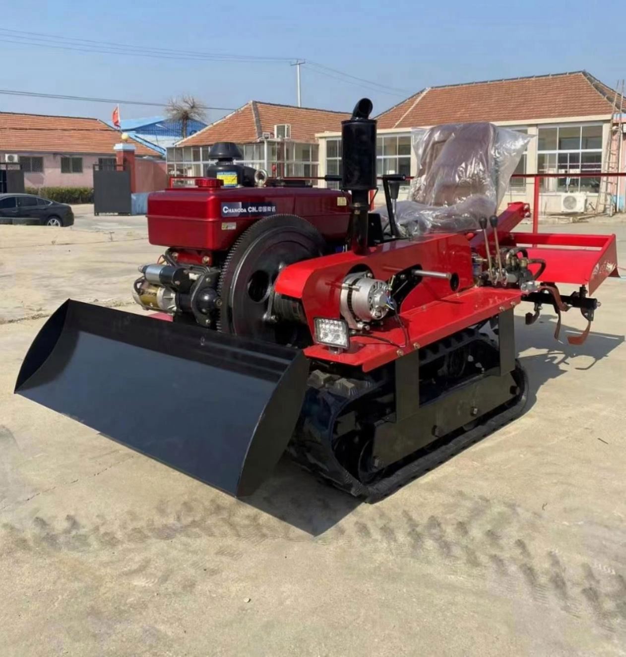 Rotocultivador diésel de oruga - Farming Tools For Agriculture reseña y precio