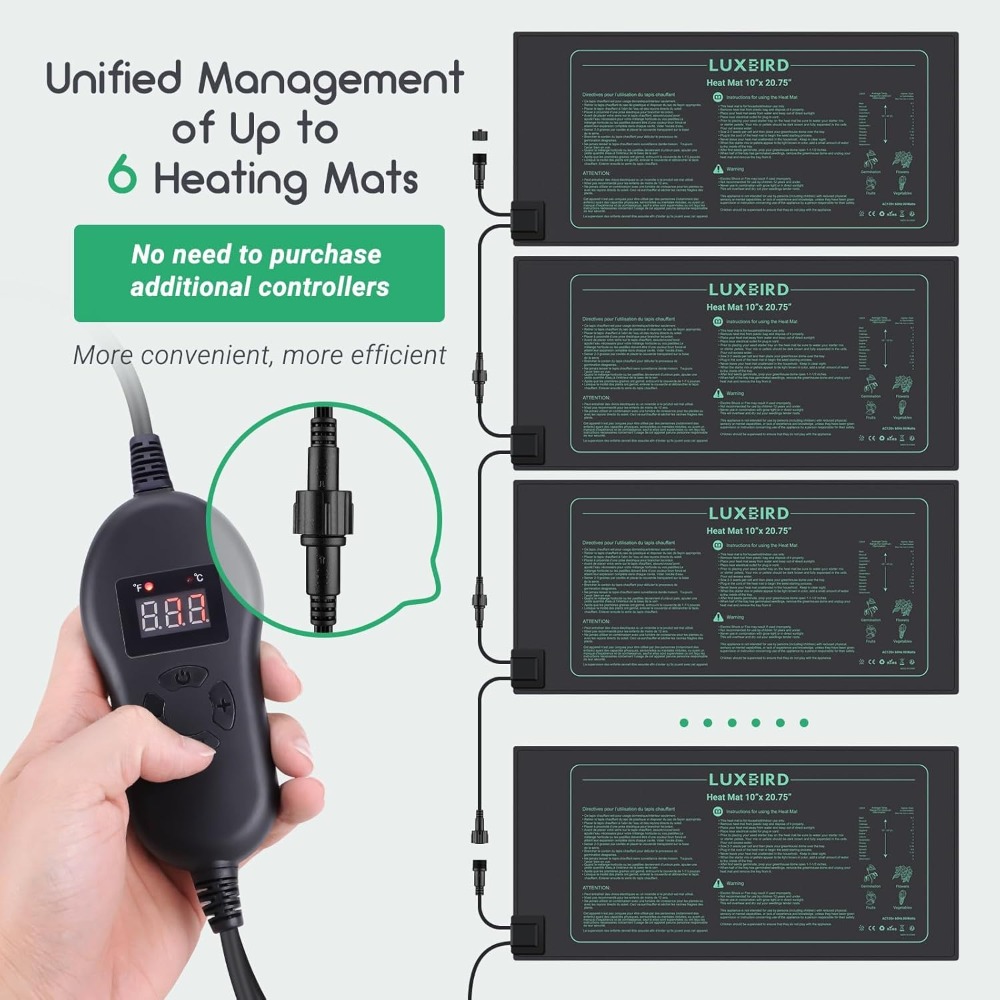 Paquete de 4 Alfombrillas Térm - Seedling Heat Mat reseña y precio