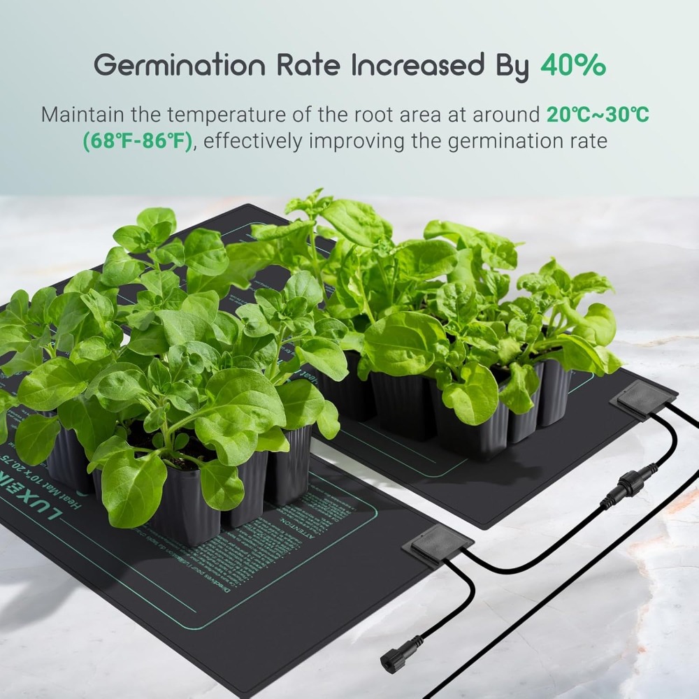Paquete de 4 Alfombrillas Térm - Seedling Heat Mat reseña y precio
