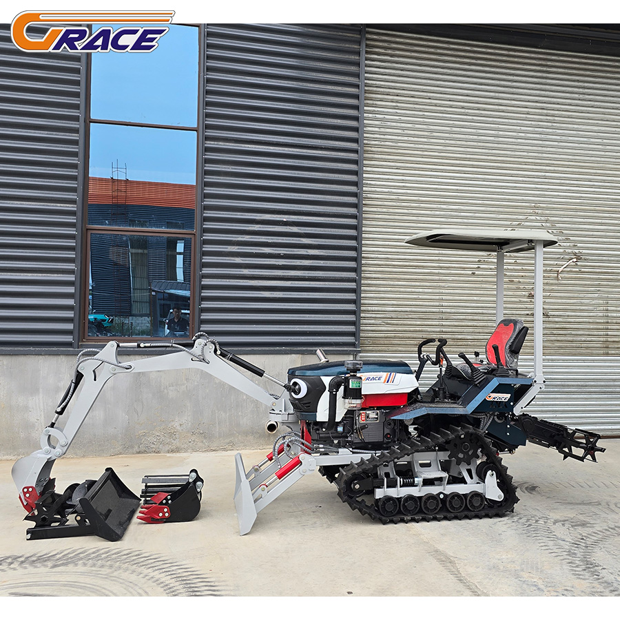 Tractor de orugas nuevo de 80H - Agriculture Farming Equipments reseña y precio