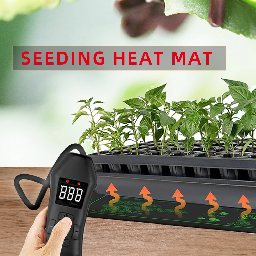 Termostato ajustable de 50W EU - Seedling Heat Mat reseña y precio