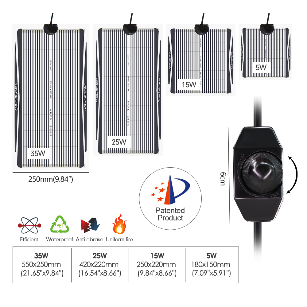 Material de grafeno UE/AU/UK/E - Seedling Heat Mat reseña y precio